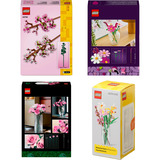 LEGO Bouquet di fiori rosa Botanicals (con vaso), Giochi di costruzione 
