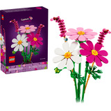 LEGO Bouquet di fiori rosa Botanicals (con vaso), Giochi di costruzione 