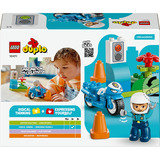 LEGO DUPLO Town Moto della polizia blu, Giochi di costruzione 