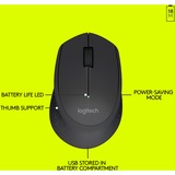 Logitech M280 mouse Mano destra RF Wireless Ottico 1000 DPI Nero, Mano destra, Ottico, RF Wireless, 1000 DPI, Nero