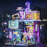 Lumibricks Cyberpunk Neoncity Gamestack, Giochi di costruzione 