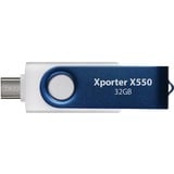 Patriot Xporter X550 32GB, Chiavetta USB blu/Bianco