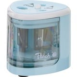 Peach PO102 Temperamatite elettrico Blu, Bianco celeste, Temperamatite elettrico, Blu, Bianco, 1,2 cm, 6 mm, Batteria