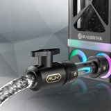 RAIJINTEK RJK Draining Valve Black, Valvola Nero