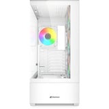 Sharkoon AK6 RGB, Chassis Tower bianco