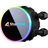 Sharkoon S70 RGB AIO 240mm, Raffreddamento ad acqua Nero