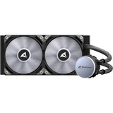 Sharkoon S70 RGB AIO 240mm, Raffreddamento ad acqua Nero