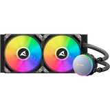 Sharkoon S70 RGB AIO 240mm, Raffreddamento ad acqua Nero
