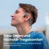 Shokz OpenMove Cuffie Wireless A clip Musica e Chiamate USB tipo-C Bluetooth Blu blu/Nero, Wireless, Musica e Chiamate, 20 - 20000 Hz, 29 g, Cuffie, Blu