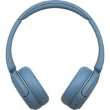 Sony Cuffie Bluetooth wireless WH-CH520 - Durata della batteria fino a 50 ore con ricarica rapida, stile on-ear - Blu celeste, stile on-ear - Blu, Wireless, Musica e Chiamate, 147 g, Auricolare, Blu