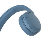 Sony Cuffie Bluetooth wireless WH-CH520 - Durata della batteria fino a 50 ore con ricarica rapida, stile on-ear - Blu celeste, stile on-ear - Blu, Wireless, Musica e Chiamate, 147 g, Auricolare, Blu