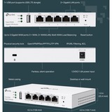 TP-Link Festa FR205 router cablato 10 Gigabit Ethernet, 100 Gigabit Ethernet, Gigabit Ethernet Bianco WAN Ethernet, 10 Gigabit Ethernet, 100 Gigabit Ethernet, Gigabit Ethernet, Bianco