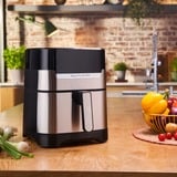 Tefal Easy Fry & Grill EY505D Singolo 4,2 L Indipendente 1550 W Friggitrice ad aria calda Acciaio inox accaio/Nero, Friggitrice ad aria calda, 4,2 L, 80 °C, 200 °C, 6 persona(e), 60 min