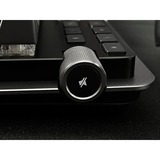Thermaltake Argent K5 RGB tastiera USB QWERTY Inglese Titanio titanio/Nero, Full-size (100%), USB, Interruttore a chiave meccanica, QWERTY, LED RGB, Titanio