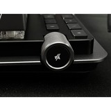 Thermaltake Argent K5 RGB tastiera USB QWERTY Inglese Titanio, Tastiera da gioco titanio/Nero, Full-size (100%), USB, Interruttore a chiave meccanica, QWERTY, LED RGB, Titanio