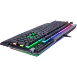 Thermaltake Argent K5 RGB tastiera USB QWERTY Inglese Titanio, Tastiera da gioco titanio/Nero, Full-size (100%), USB, Interruttore a chiave meccanica, QWERTY, LED RGB, Titanio