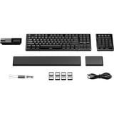 be quiet! Dark Mount Silent Tactile FR ISO tastiera Gaming USB AZERTY Francese Nero, Tastiera da gioco Nero, Cablato, USB, Interruttore a chiave meccanica, AZERTY, LED RGB, Nero