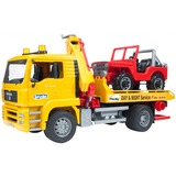 bruder MAN TGA Breakdown truck with cross country vehicle veicolo giocattolo, Veicolo modello 4 anno/i, ABS sintetico, Multicolore