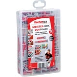 fischer Meister-Box DUOPOWER corto / lungo, Tassello grigio chiaro/Rosso