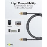 goobay Cavo Mono Cinch Plus Nero/Argento