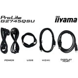 iiyama G-MASTER G2745HSU-B2 LED display 68,6 cm (27") 1920 x 1080 Pixel Full HD Nero, Monitor di gioco Nero (opaco), 68,6 cm (27"), 1920 x 1080 Pixel, Full HD, LED, 1 ms, Nero