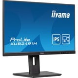 iiyama XUB2491H-B1, Monitor LED Nero (opaco)