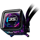 ASRock Phantom Gaming 360 LCD, Raffreddamento ad acqua Nero