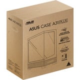 ASUS A31 Plus TG ARGB BLACK Midi Tower Nero, Chassis Tower Nero, Midi Tower, PC, Nero, ATX, micro ATX, Mini-ITX, Multi, 16,5 cm