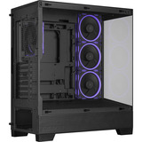 ASUS A31 Plus TG ARGB BLACK Midi Tower Nero, Chassis Tower Nero, Midi Tower, PC, Nero, ATX, micro ATX, Mini-ITX, Multi, 16,5 cm