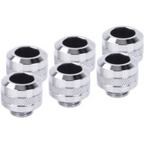 Alphacool Eiszapfen PRO 13mm HardTube Fitting G1/4 - Chrome, Connessione cromo
