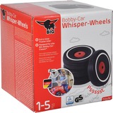 BIG Bobby-Car-Whisper-Wheels Giochi di ruolo, Set di ruote Nero