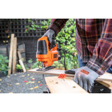 BLACK+DECKER BES602-QS, Puzzle arancione /Nero