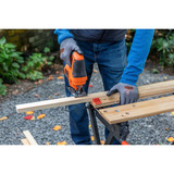 BLACK+DECKER BES602-QS, Puzzle arancione /Nero
