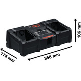 Bosch EXAL18V2-320, 1600A02YG5 Nero