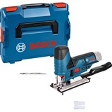 Bosch Segghetto alternativo a batteria Bosch GST 10,8V Li bu, Puzzle blu, 8 V-LI, Nero, Blu, 45°, 0 - 45°, Deep discharge, Surriscaldamento, Sovraccarico, 7 cm, 3 mm