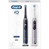 Braun Oral-B iO Series 9, Spazzolino da denti elettrico Nero/rosato