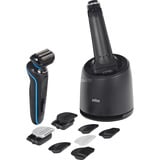 Braun Series 5 52-B7650cc, Rasoio Nero/Blu