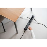 Brennenstuhl Multipresa Connect Premium-Line WiFi 6 vie, Ciabatta Nero