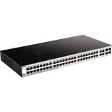 D-Link DGS-1210-48 switch di rete Gestito L2 Gigabit Ethernet (10/100/1000) 1U Nero, Interruttore argento/Nero, Gestito, L2, Gigabit Ethernet (10/100/1000), Full duplex, Montaggio rack, 1U