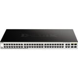 D-Link DGS-1210-48 switch di rete Gestito L2 Gigabit Ethernet (10/100/1000) 1U Nero, Interruttore argento/Nero, Gestito, L2, Gigabit Ethernet (10/100/1000), Full duplex, Montaggio rack, 1U