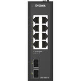 D-Link DIS-100G-10 switch di rete Non gestito L2 Gigabit Ethernet (10/100/1000) DIN rail Nero, Interruttore Non gestito, L2, Gigabit Ethernet (10/100/1000), DIN rail