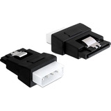 DeLOCK Adattatore SATA 15 pin a ATX 4 pin Nero