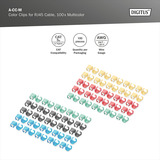 Digitus A-CC-M, Clip per cavo multi colorata