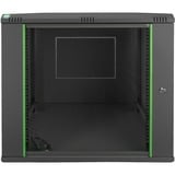 Digitus Alloggiamento a parete Serie Dynamic Basic - 600 x 450 mm (L x P), IT armadio Nero, Da parete, 12U, 60 kg, Lucchetti, 29 kg, Nero