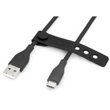 Digitus Cavo di collegamento in silicone USB 2.0 USB-A > USB-C Nero