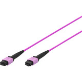 Digitus Cavo patch in fibra ottica, connettore femmina MPO, OM4, metodo A viola