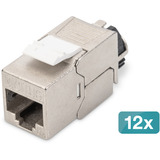 Digitus DN-93617-12, Modulo di Keystone argento