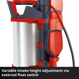 EINHELL 4181515, Pompe immersione e pressione rosso/Nero