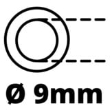 EINHELL Avvitatore ad impulsi pneumatico TC-PW 340 con accessori, set da 10 pezzi Nero/Rosso