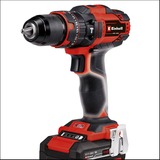 EINHELL Power X-Change Trapano avvitatore a percussione a batteria TE-CD 18/40 Li-i +64, 18 Volt, Cordless rosso/Nero